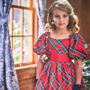 Janie and Jack Christmas Tartan Dress! NWT